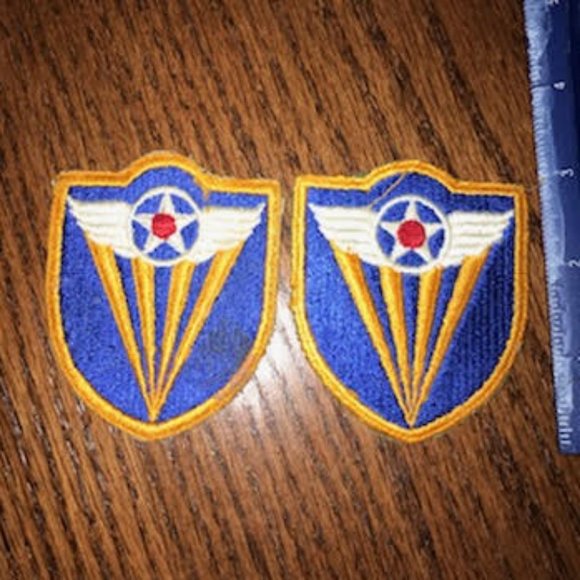 Accessories | Two Wwii Army Air Corps 4th Air Force Class A Patches ...